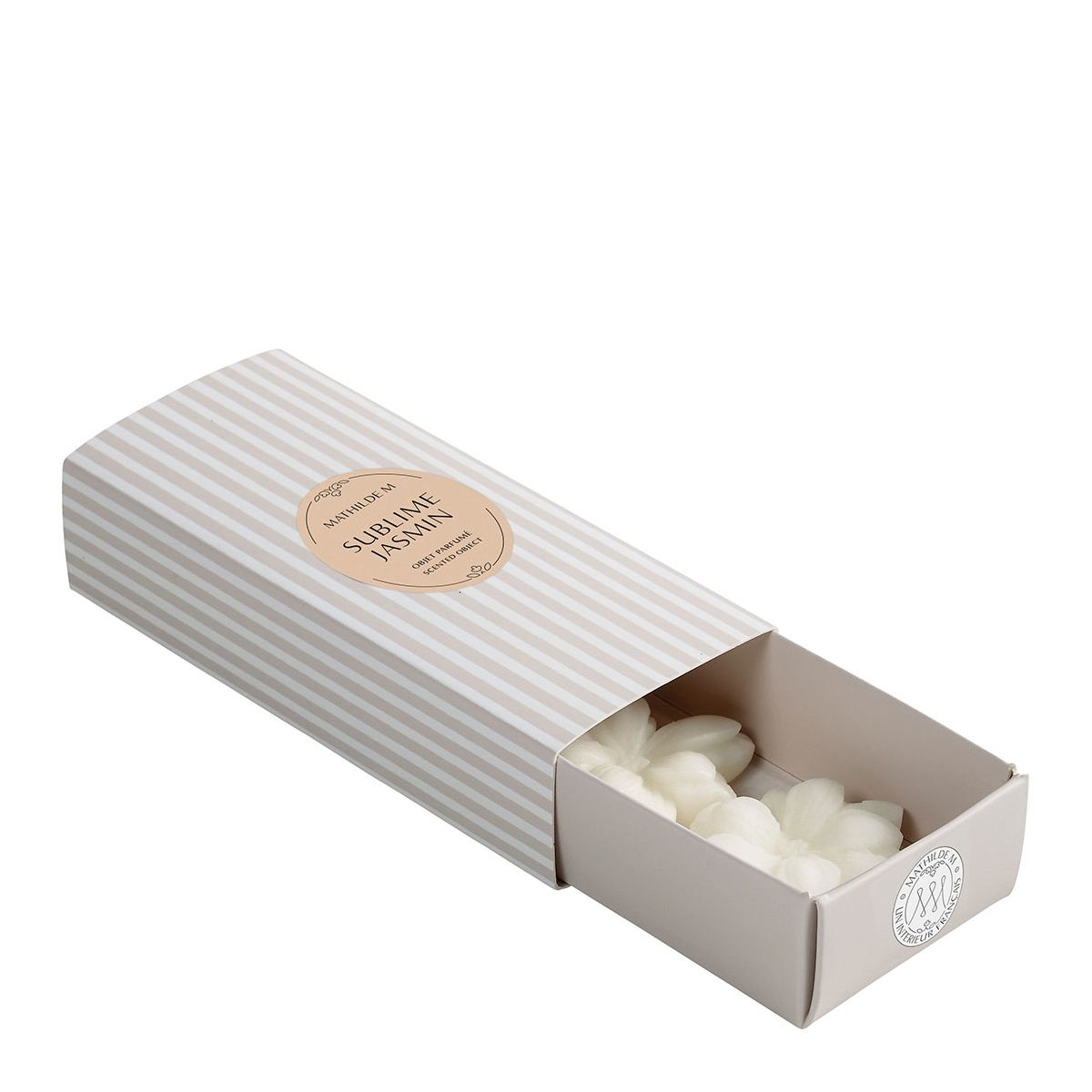 Coffret de 3 décors fondants en cire parfumée - Sublime Jasmin, MATHILDE M