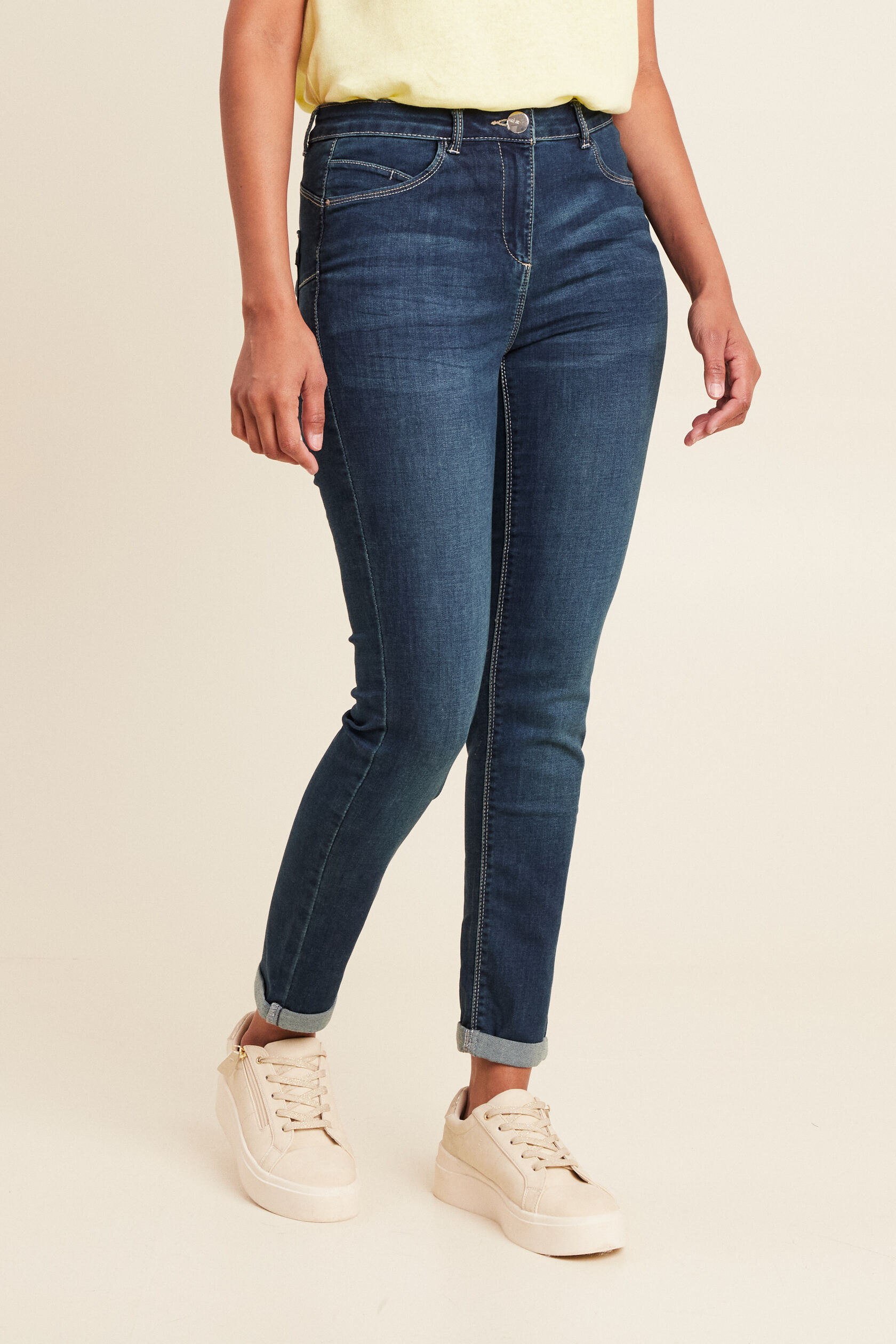 Jeans ajusté taille standard, BREAL