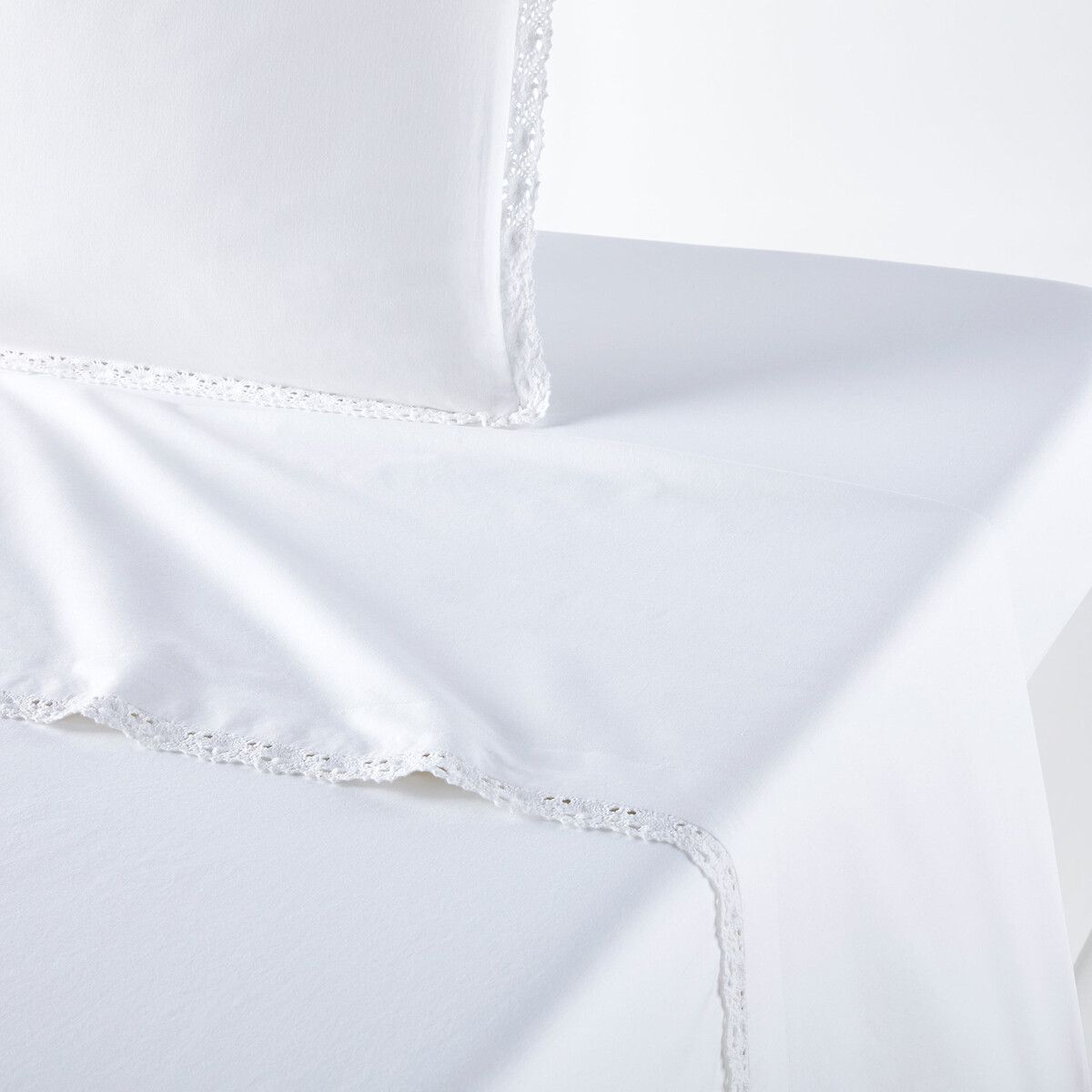 Drap plat pur coton lavé Alhambra