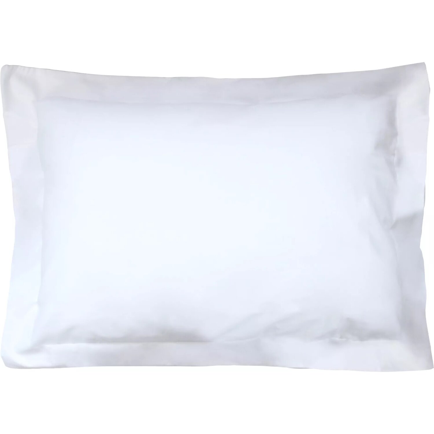 Taie d'oreiller avec volant blanc, C DESIGN HOME TEXTILE