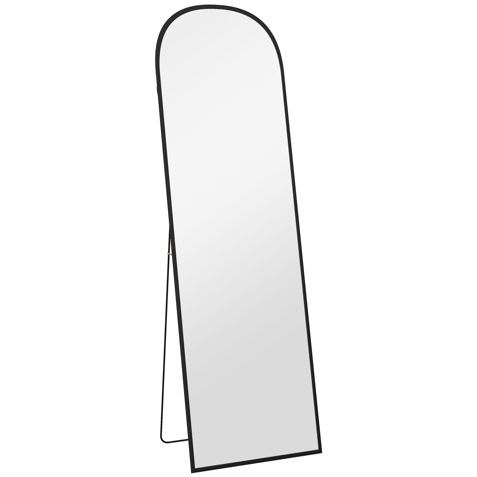 Miroir en pied Alliage d'aluminium, HOMCOM