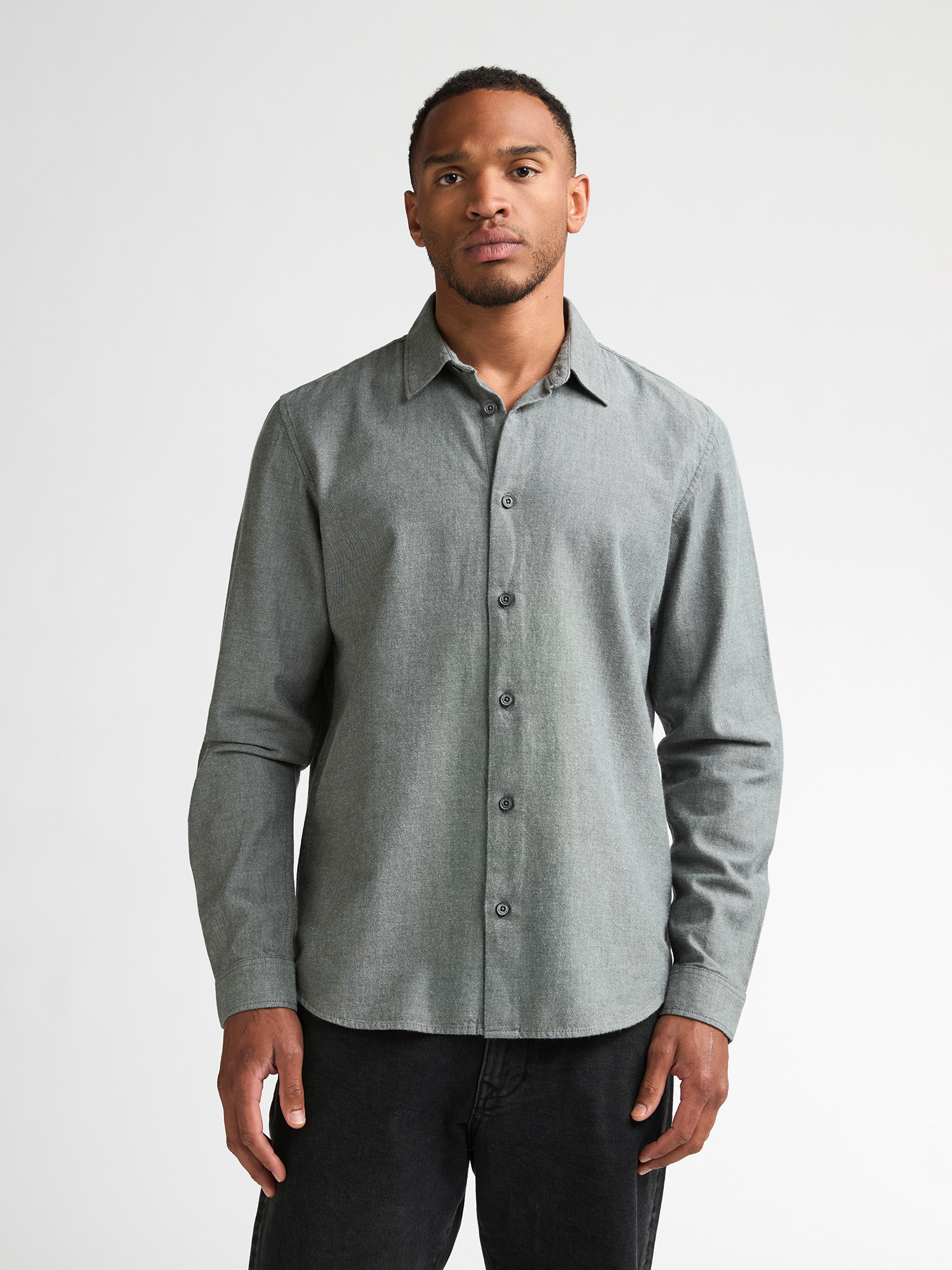 Chemise à manches longues en twill ironstate, PETROL INDUSTRIES