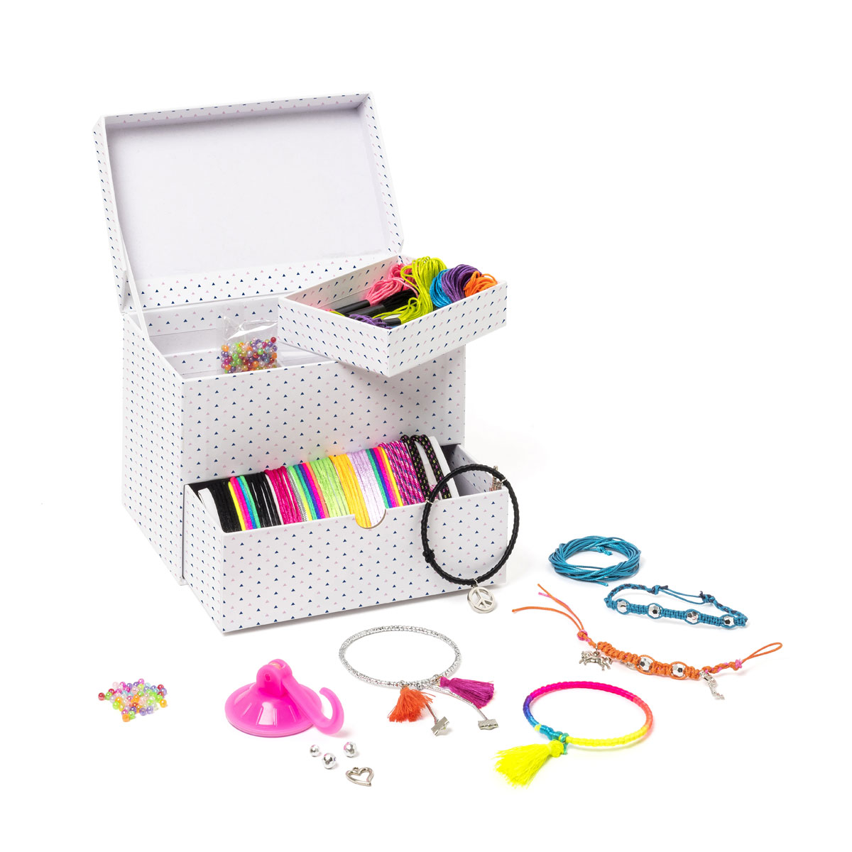 Boite à bijoux avec bracelets, OXYBUL