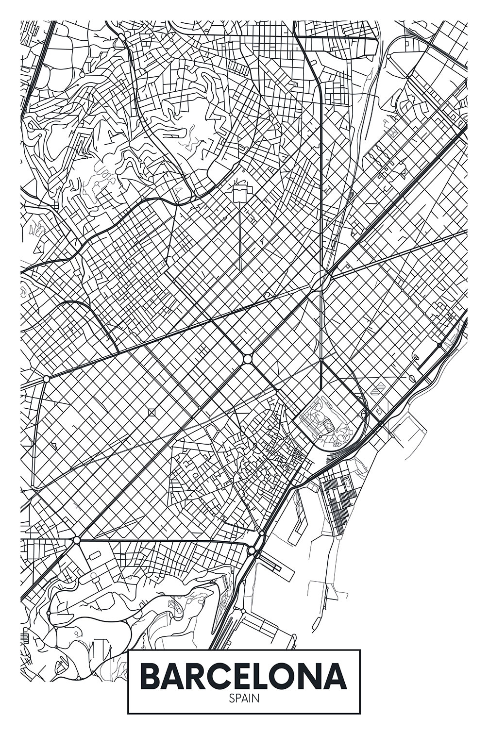Tableau barcelona spain, HEXOA