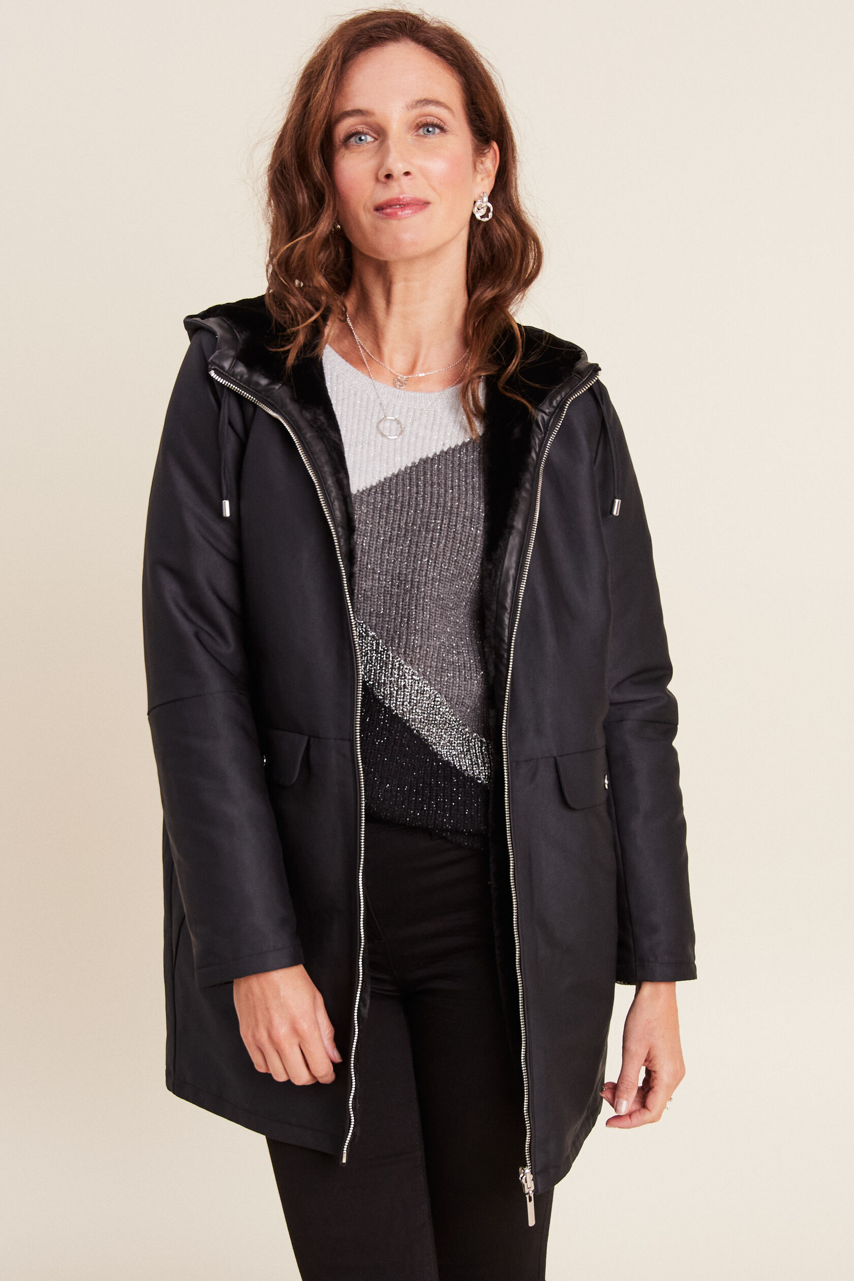 Parka réversible à capuche, BREAL