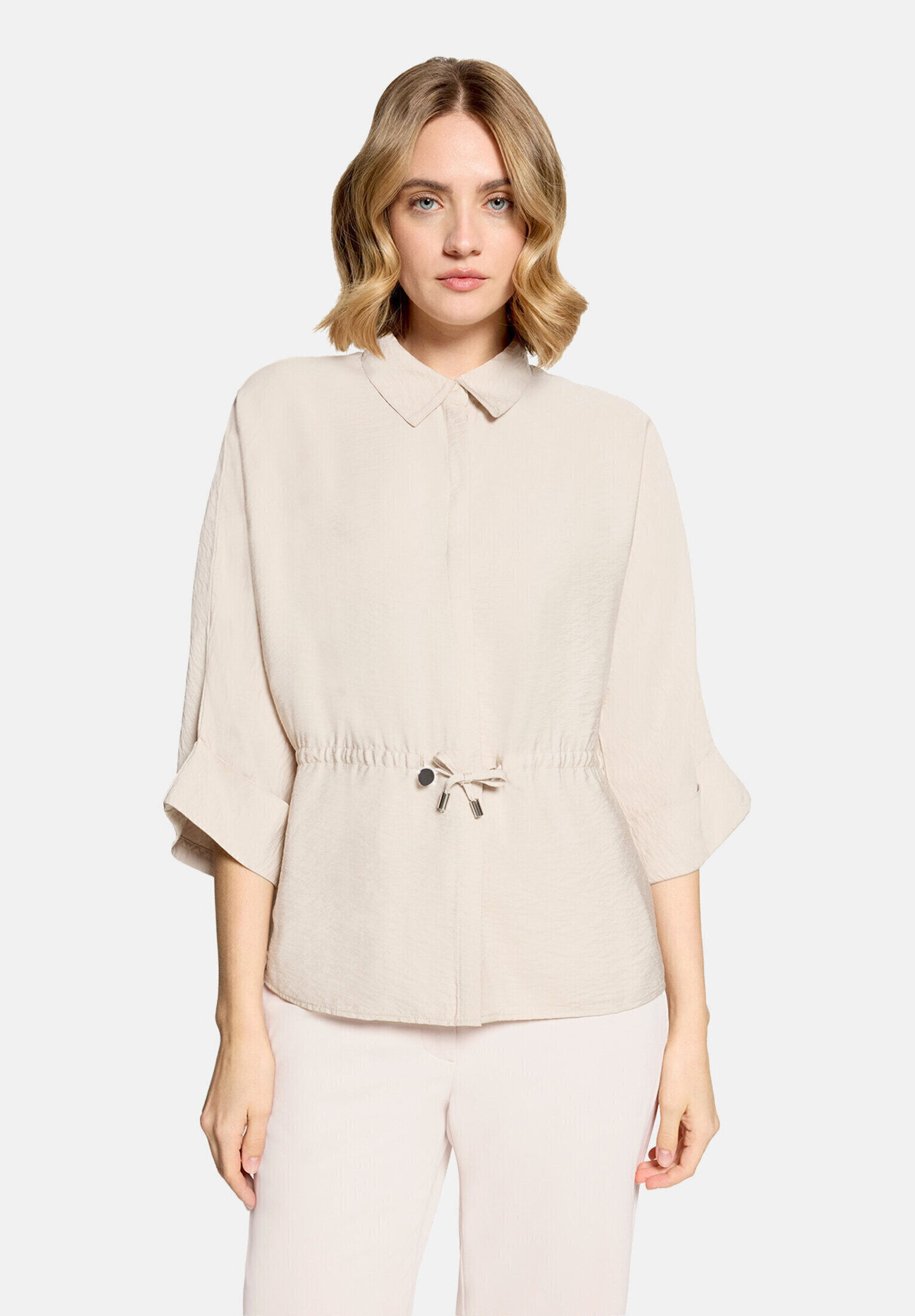 Veste façon blouse à cordon coulissant sous tunnel, BETTY BARCLAY