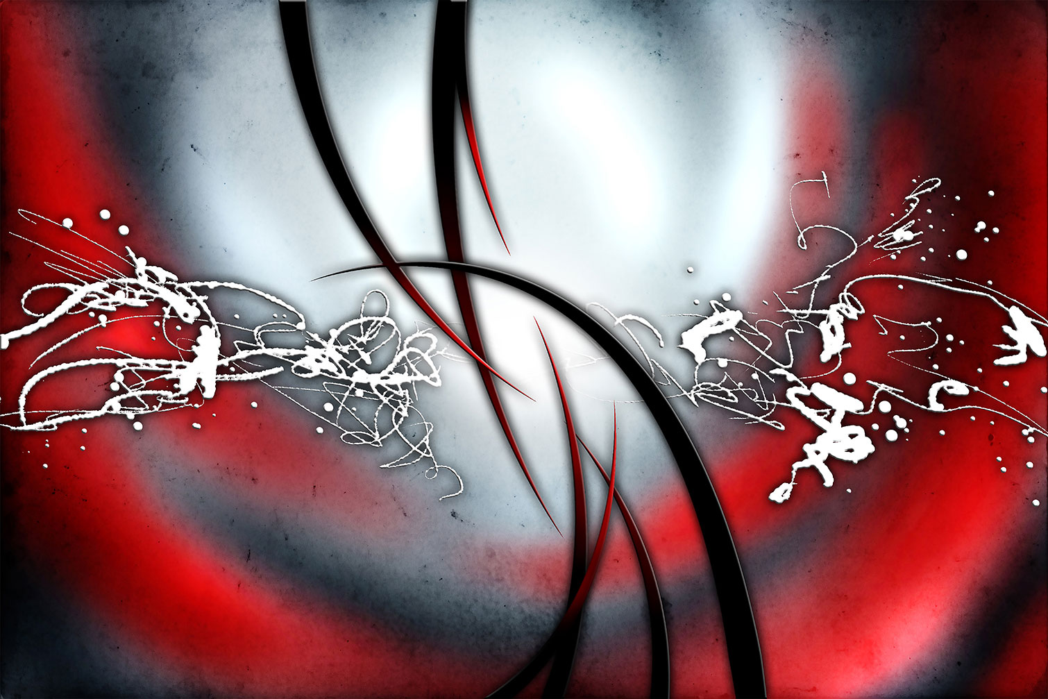 Tableau coloré abstrait le cercle, HEXOA