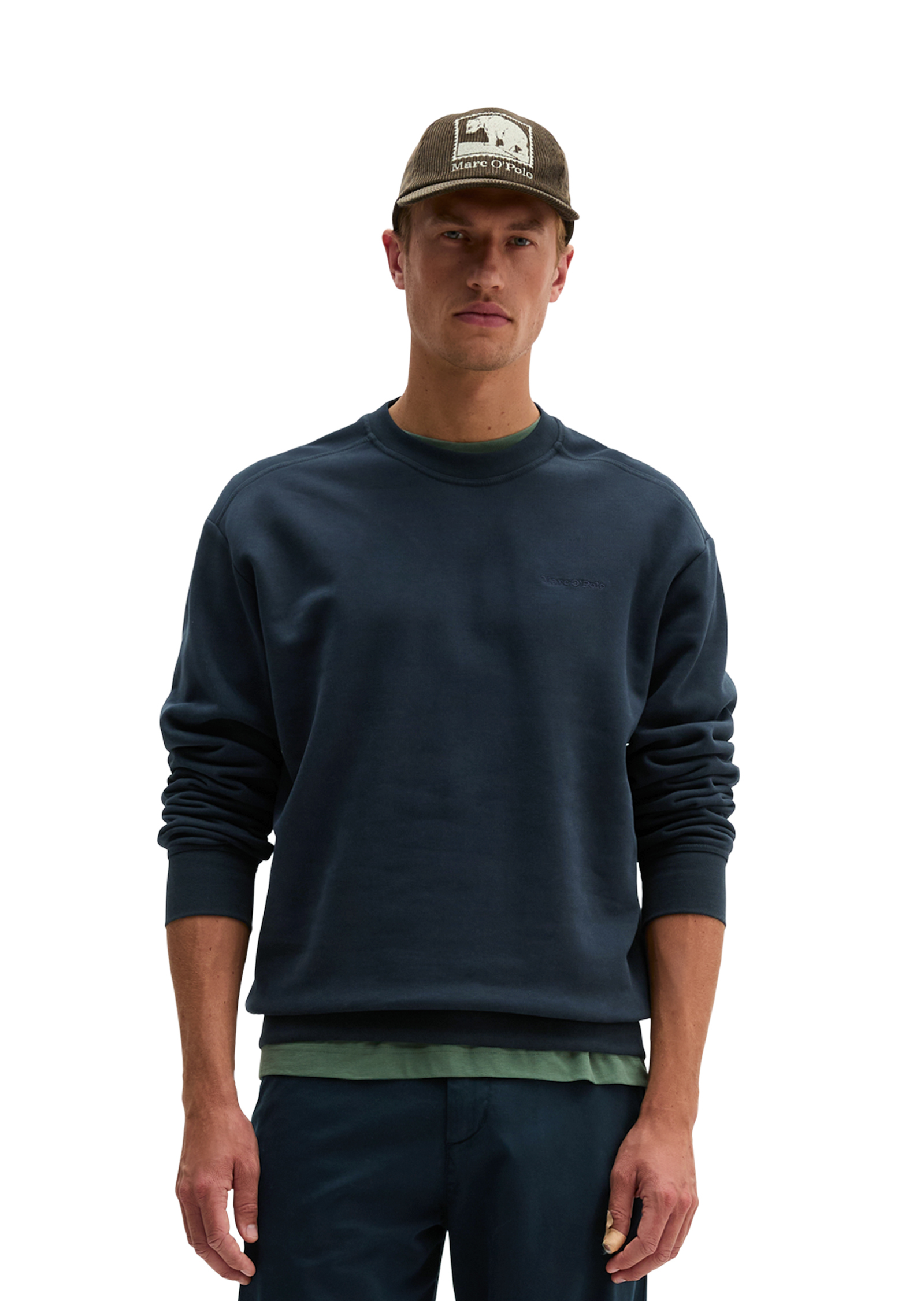 Sweat-shirt ample en coton bio doux, MARC O'POLO