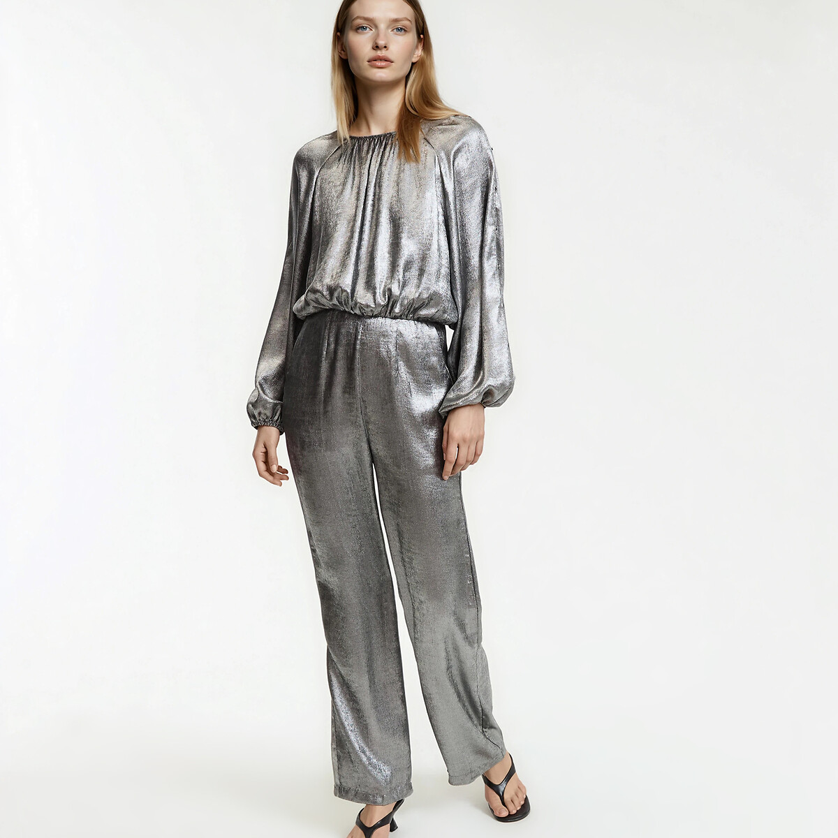 Long Silver Jumpsuit, LA REDOUTE COLLECTIONS