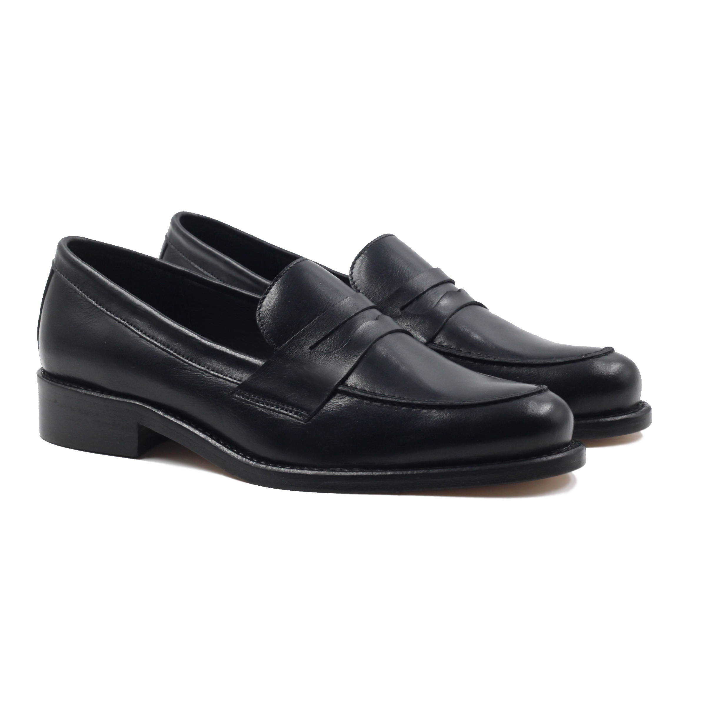 Mocassins cuir lisse, JULES & JENN