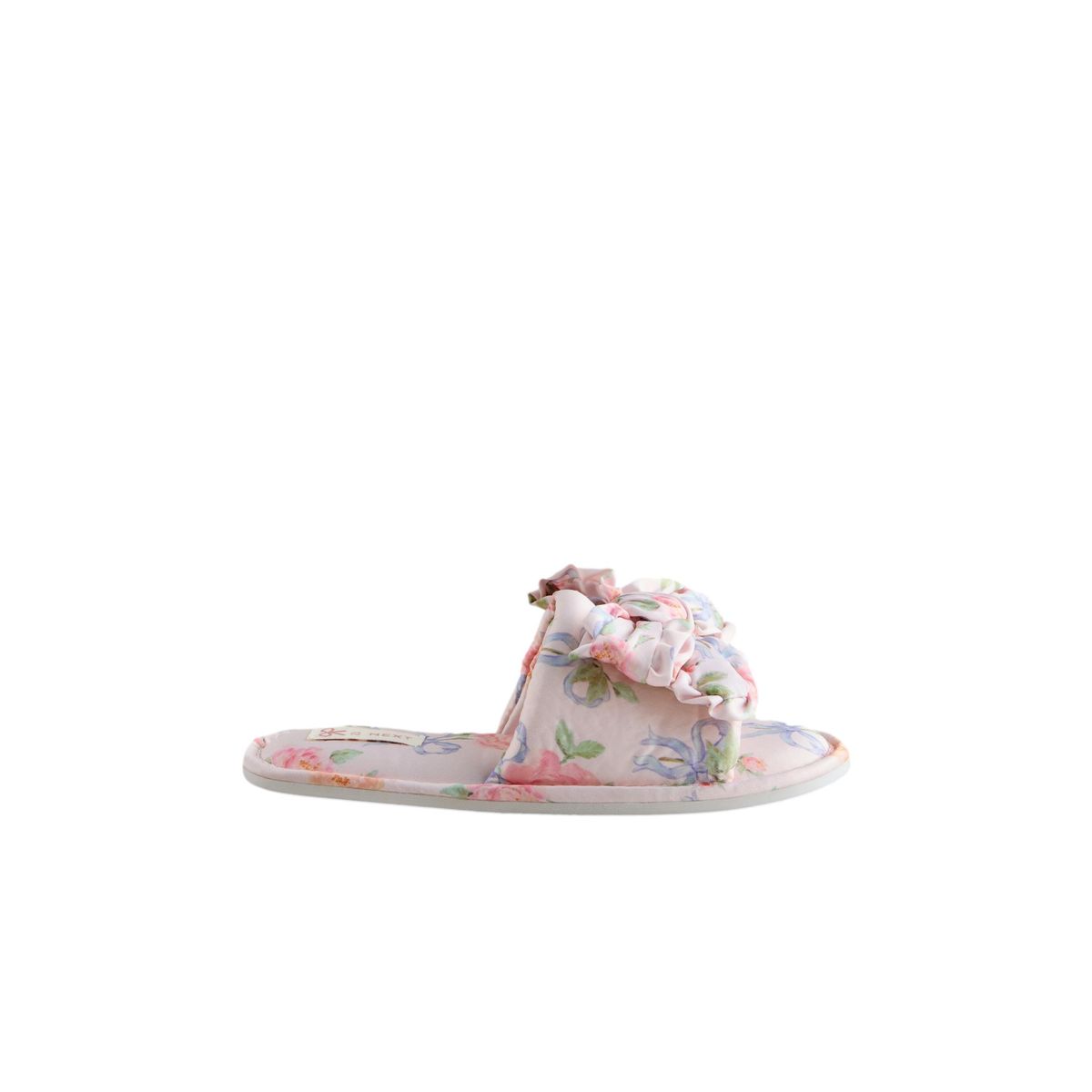 Sandales chaussons en satin, NEXT
