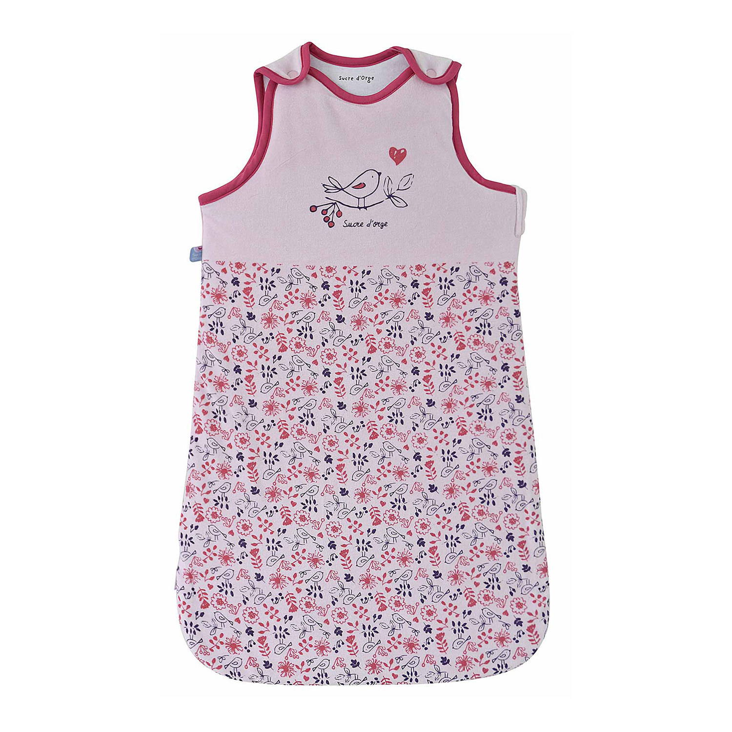 Gigoteuse 0/6m davidka velours rase ouvertyure integrale, SUCRE D'ORGE