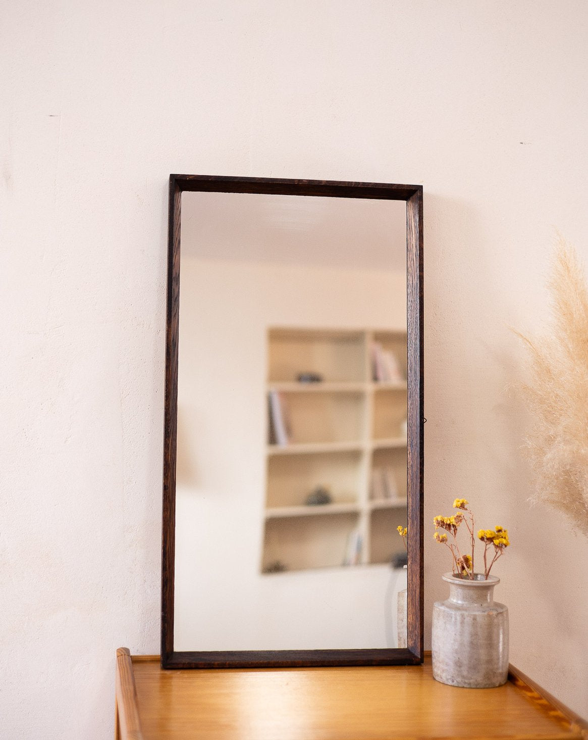 Miroir épuré en bois Igor N°1155 - Bon état, DEBONGOUT
