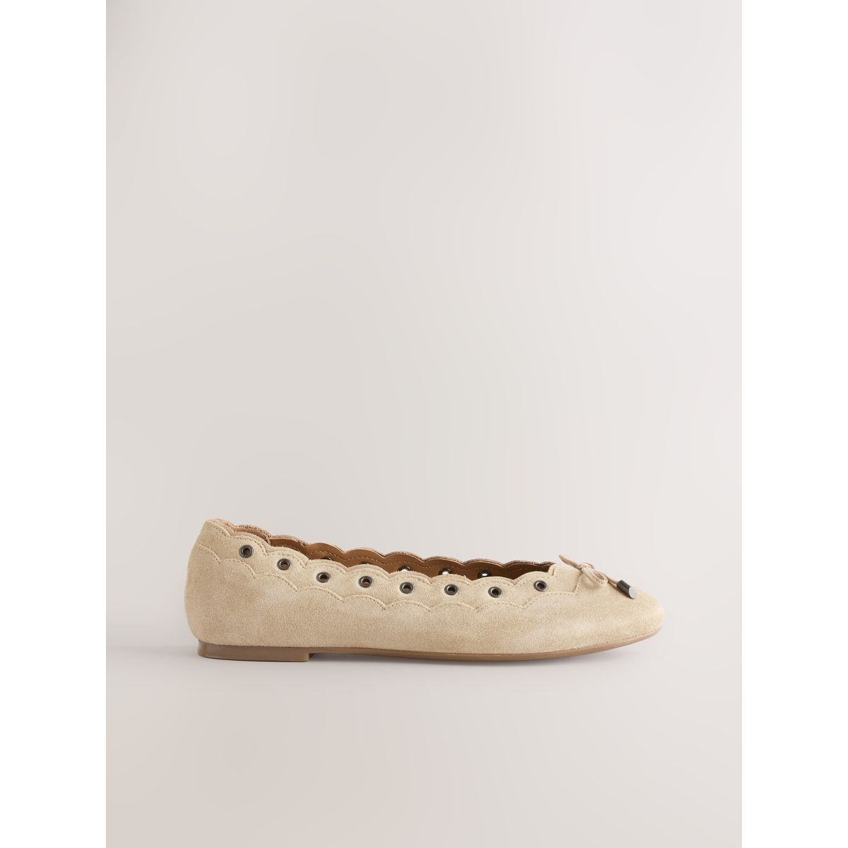 Ballerines daim à œillets forever comfort®, NEXT