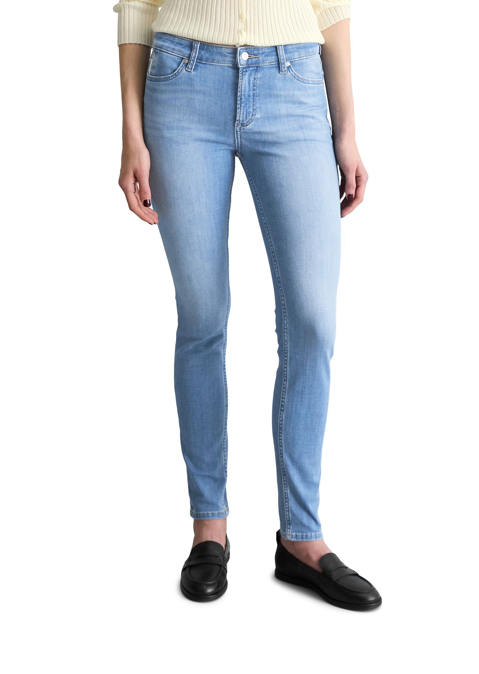 Jeans modèle Kaj skinny en coton bio mélangé, MARC O’POLO DENIM