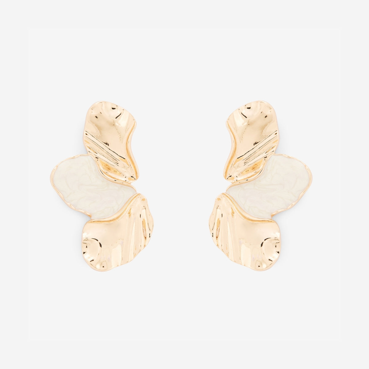 Boucles d'oreilles demi fleurs, BALABOOSTE