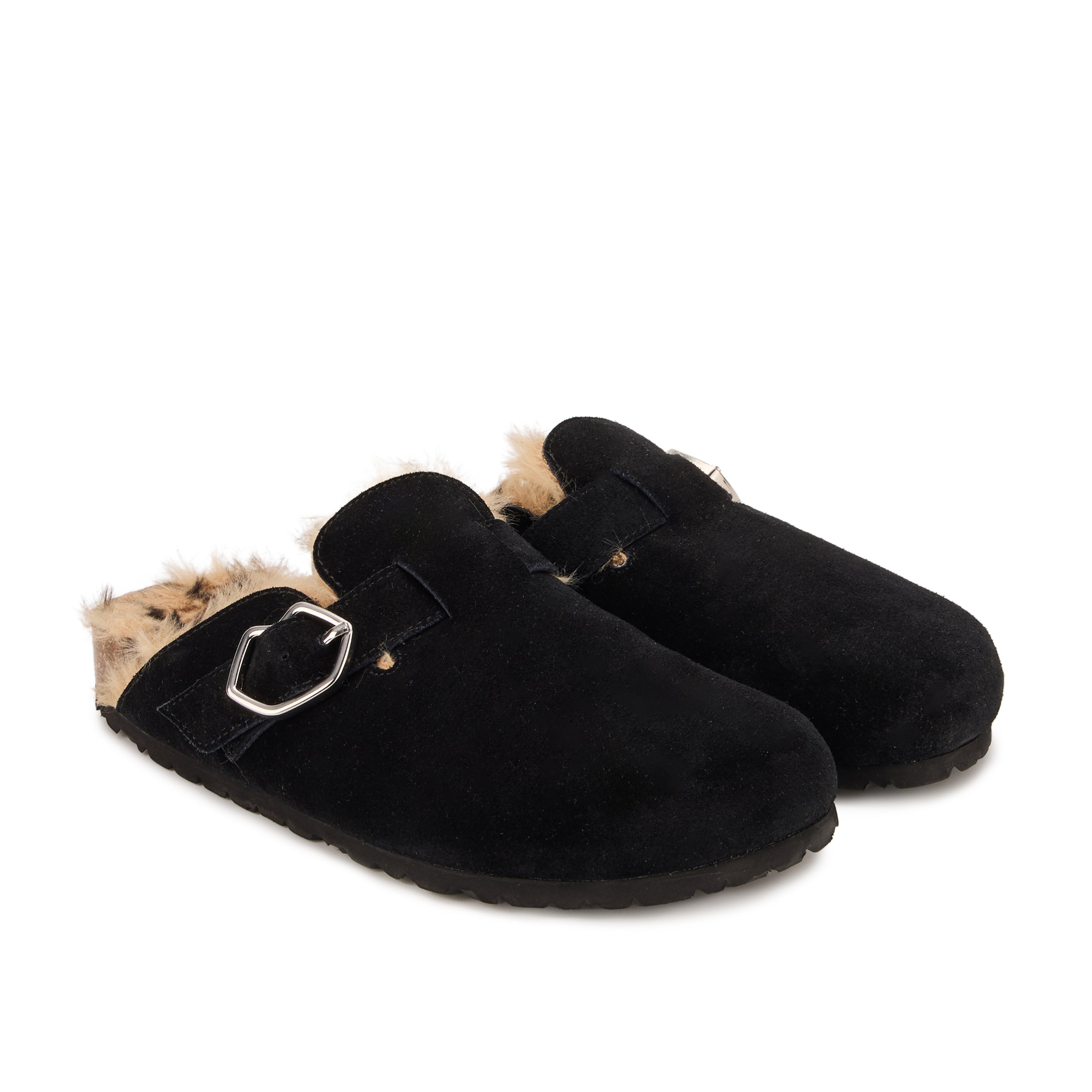 Mules Dakota Cuir Suede, BONS BAISERS