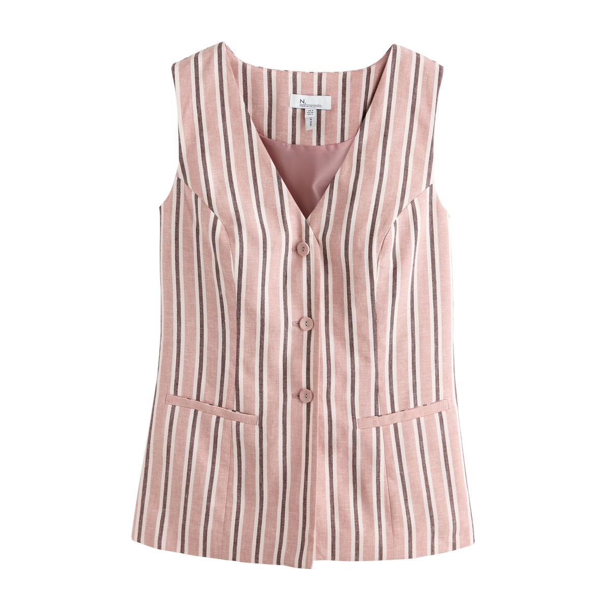 Gilet en coton et lin n. premium, NEXT