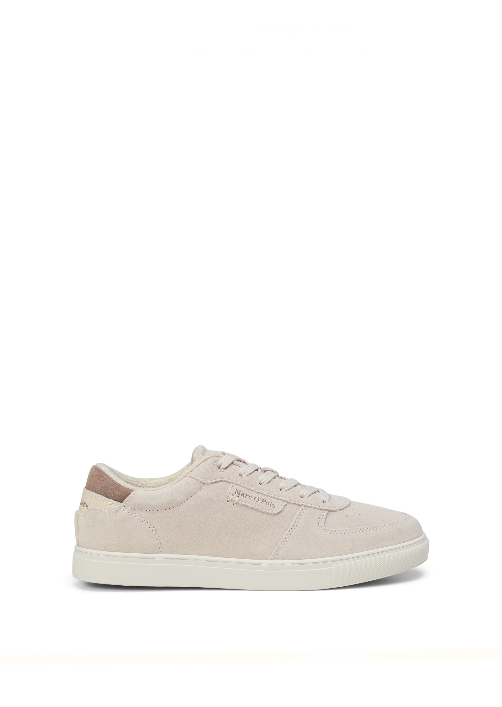 Baskets en cuir velours avec doublure en éponge, MARC O'POLO