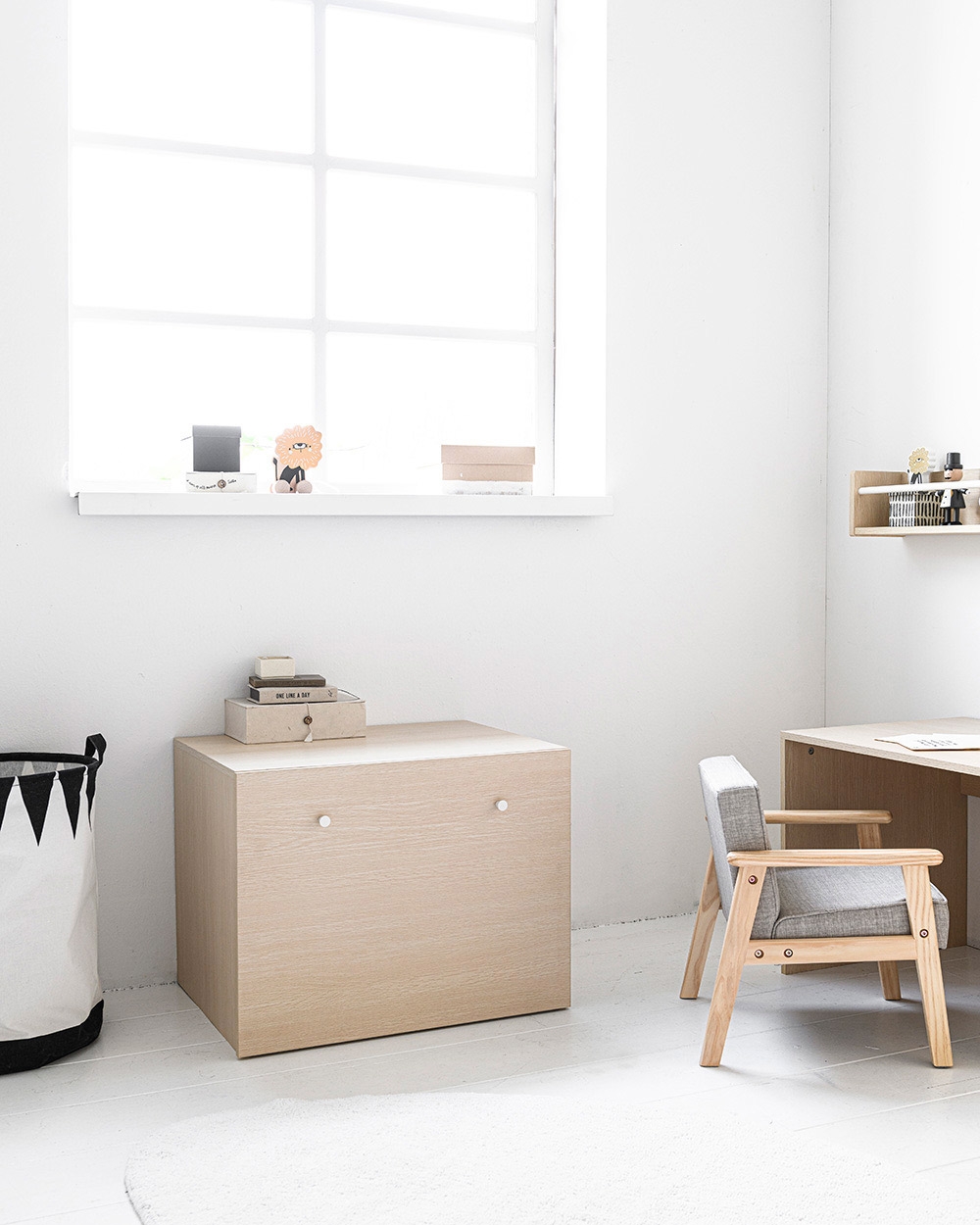 Coffre à jouets naturel RETRO, PETITE AMELIE