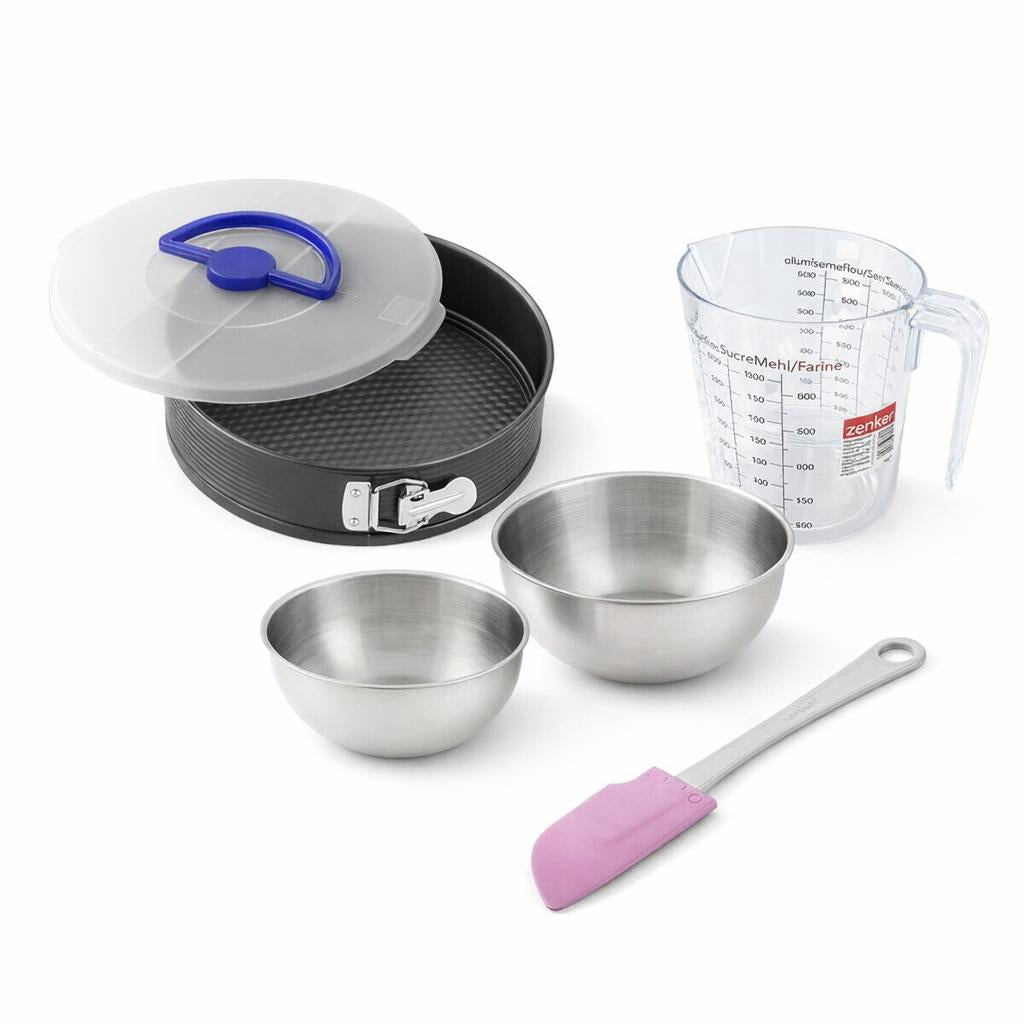 Set pâtisserie moule à manqué 26 cm, 2 bols à mixer, verre, ZENKER