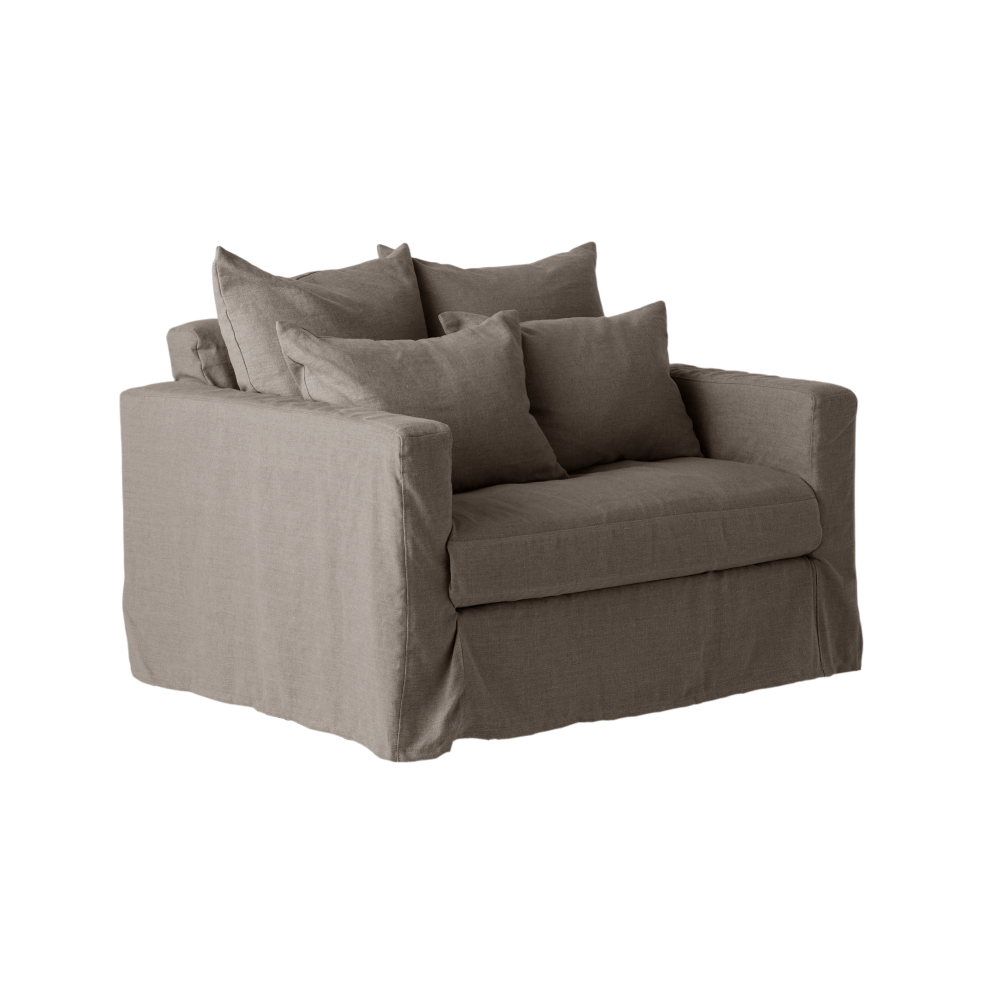 Fauteuil XL lin déhoussable - MOEZE, CAMIF