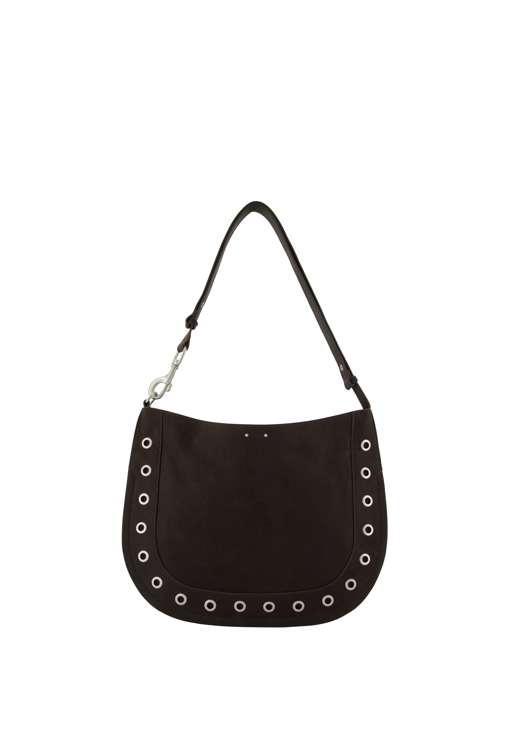 Sac à main besace cuir décor œillets, IKKS