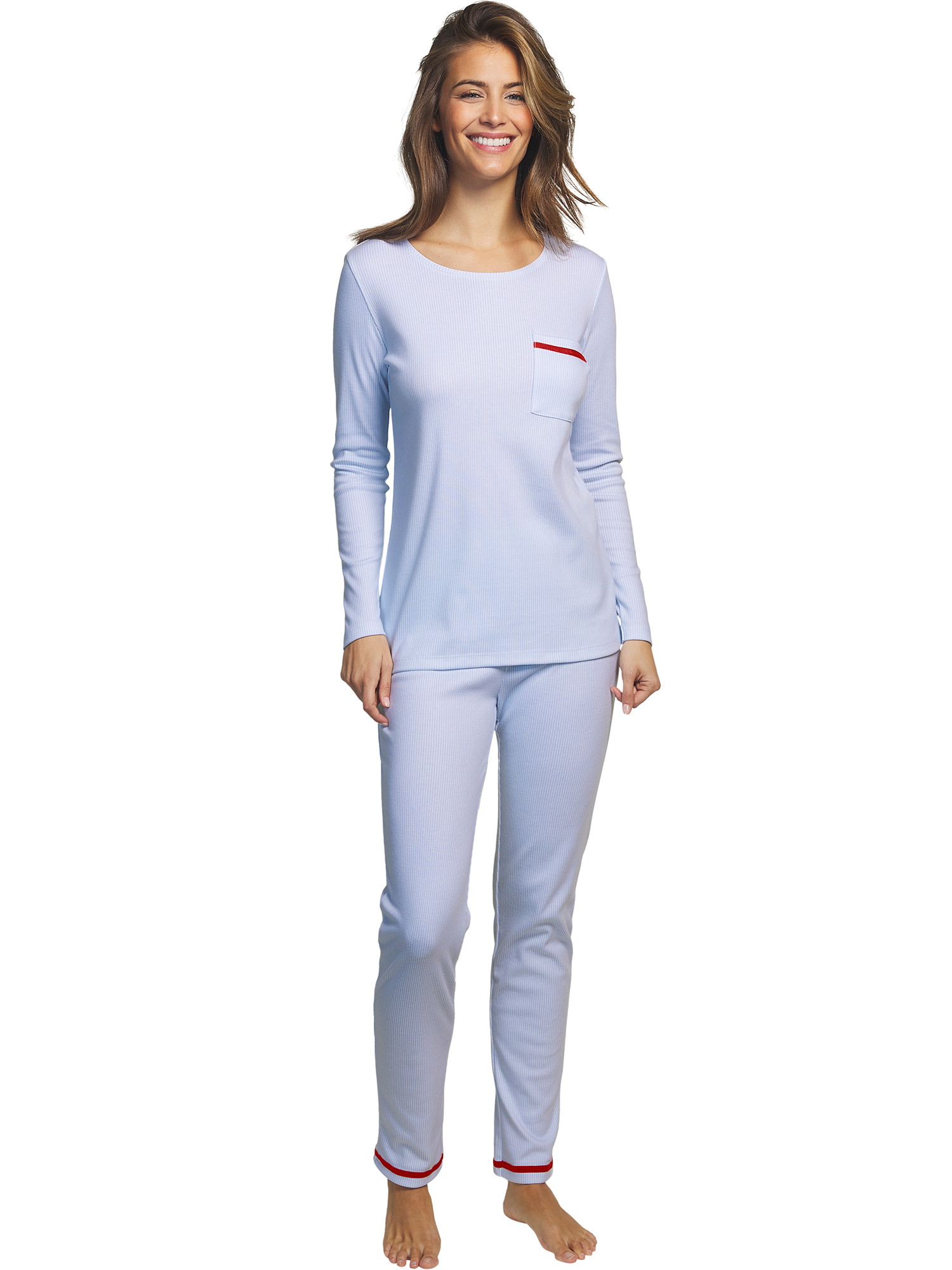 Pyjama pantalon haut manches longues Rayas, SELMARK