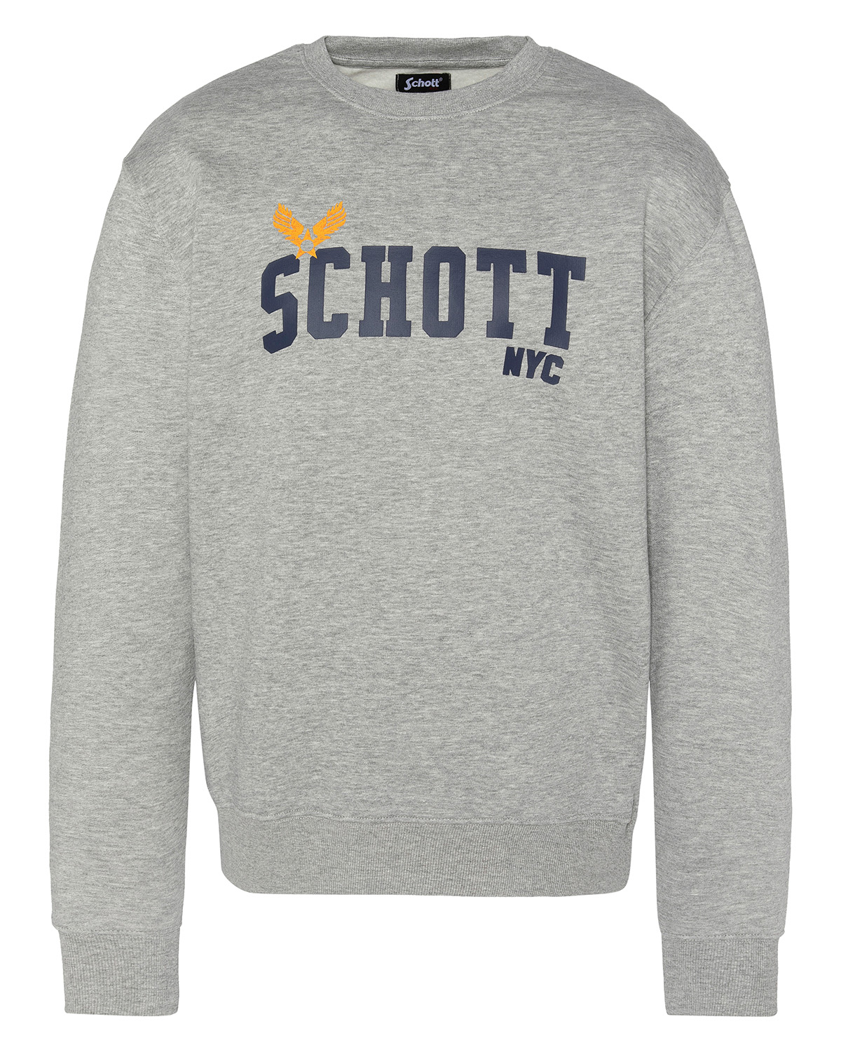 Sweatshirt col rond, SCHOTT