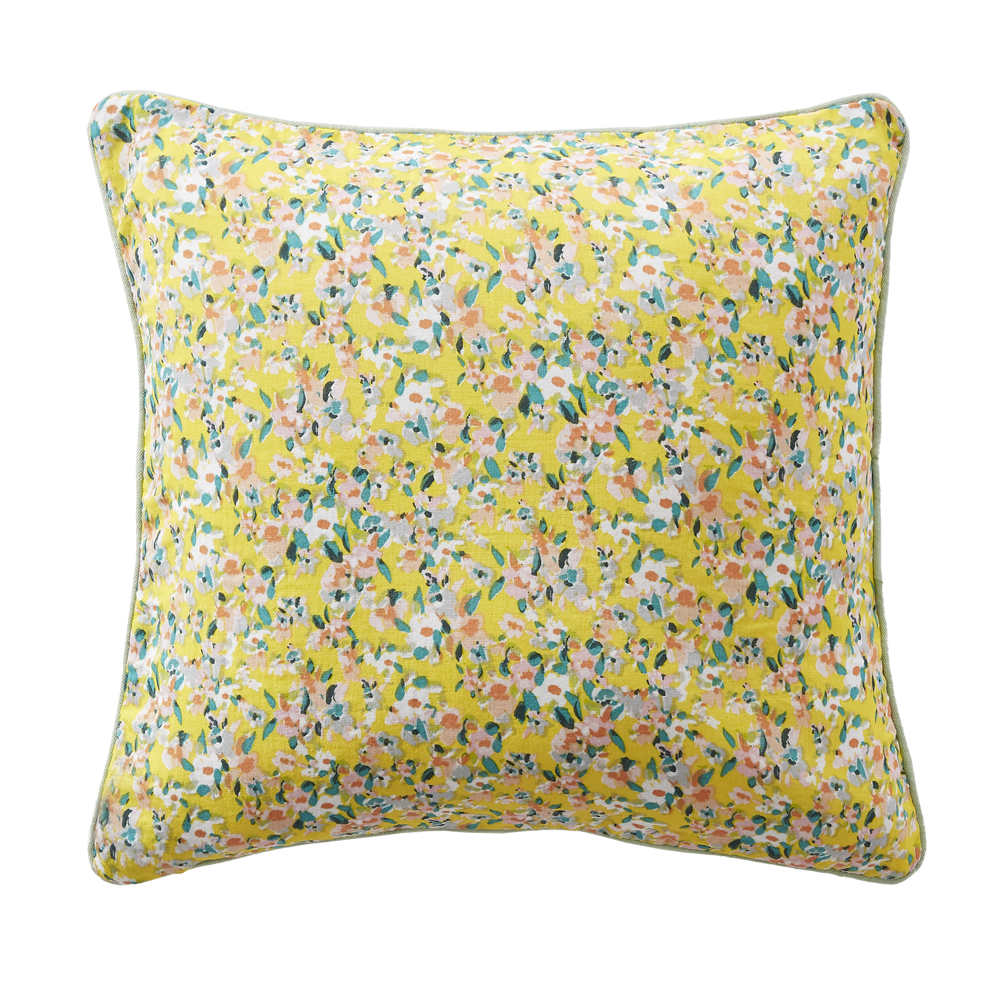 Coussin avec passepoil 45x45 cm Gaze de Coton Mam, EDEN