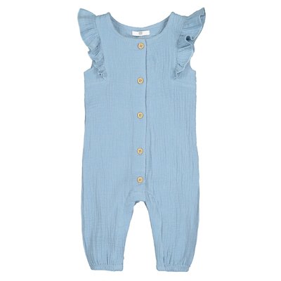 Overall aus Musselin mit Volants LA REDOUTE COLLECTIONS