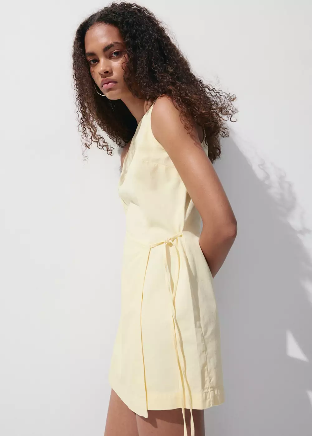 Robe à bretelles détail nœud, MANGO