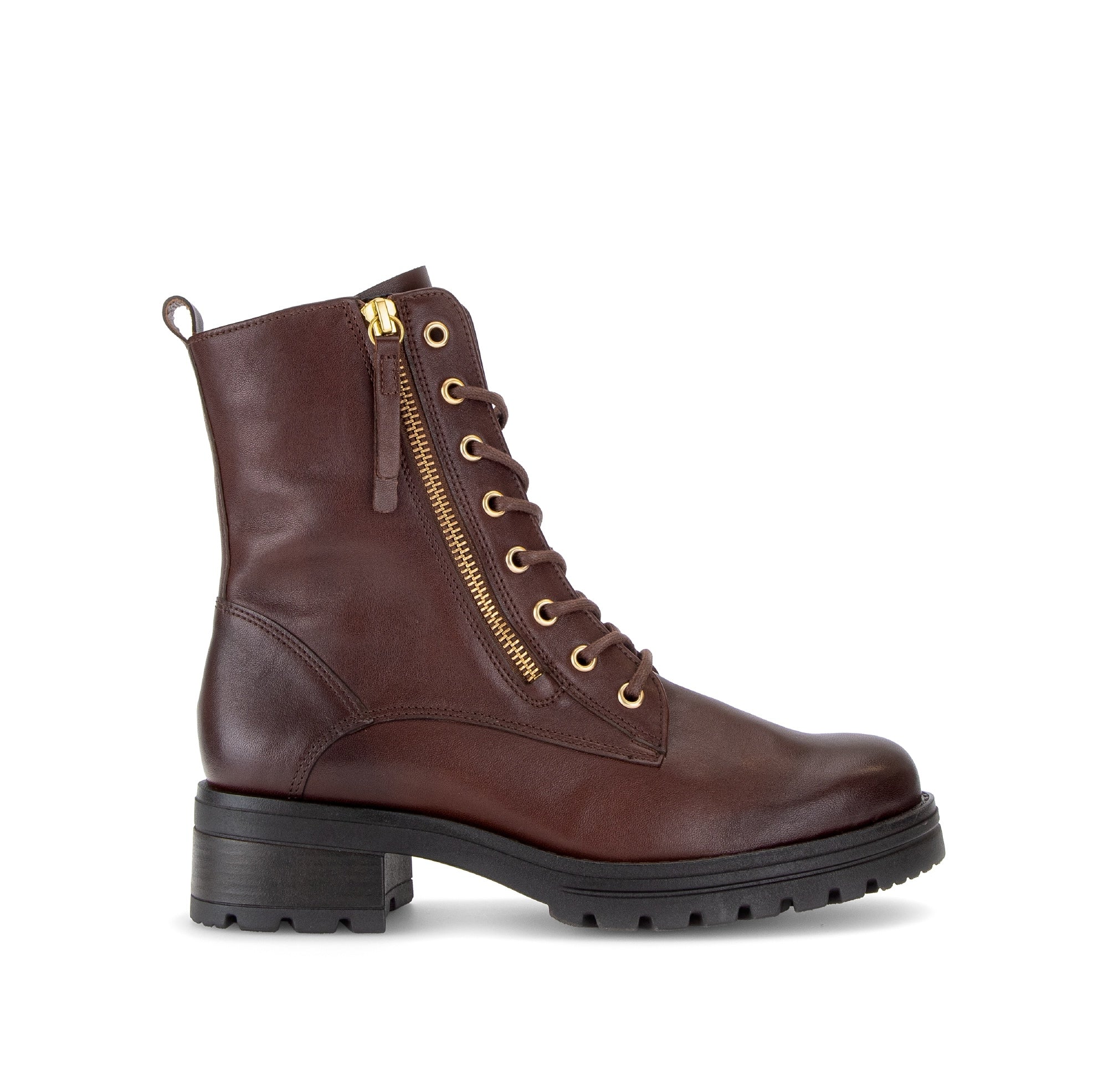 Bottines en cuir lisse à talon décroché, GABOR