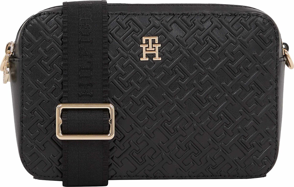 Textured Leather Crossbody Bag