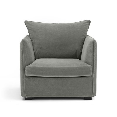 Fauteuil in stonewashed fluweel, Neo Chiquito AM.PM