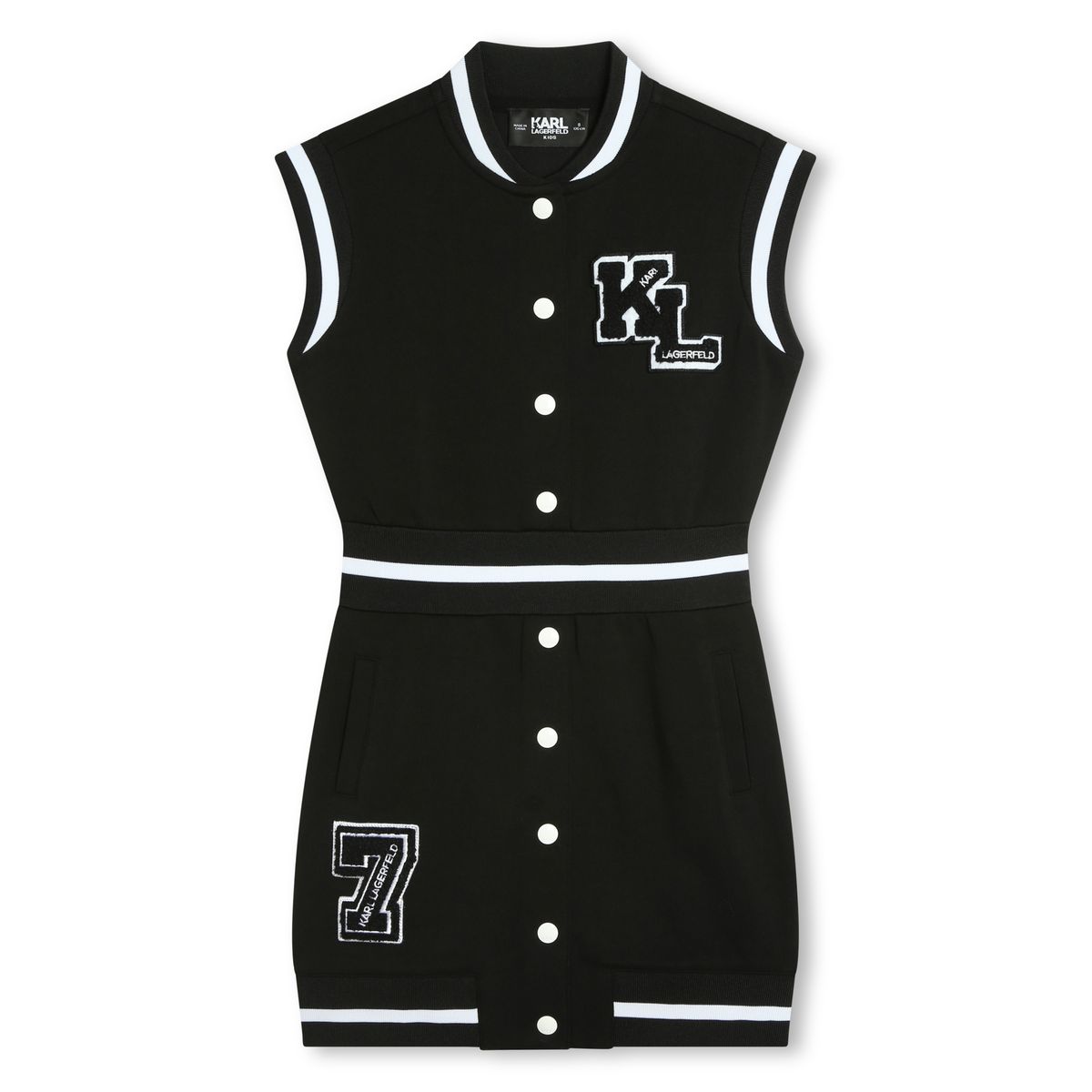 Robe karl best sale lagerfeld fille