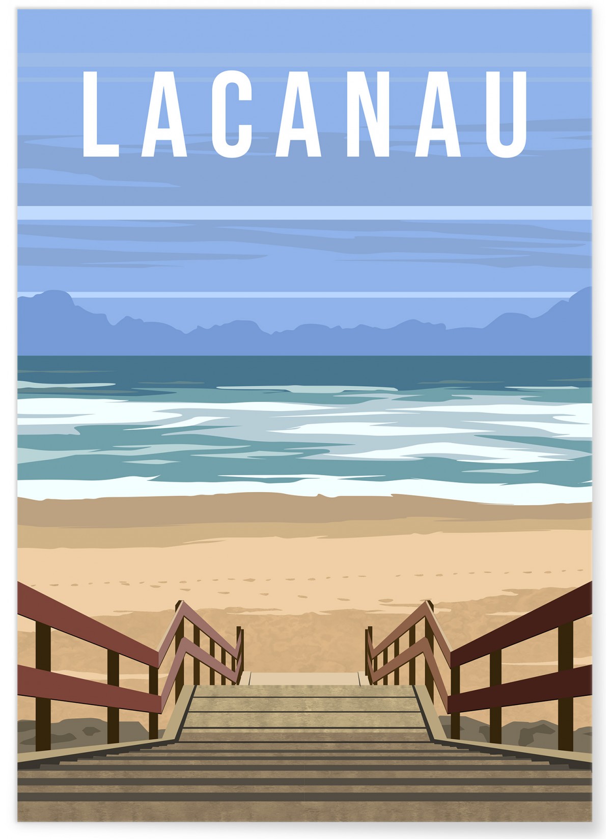 Affiche ville Lacanau, L'AFFICHERIE