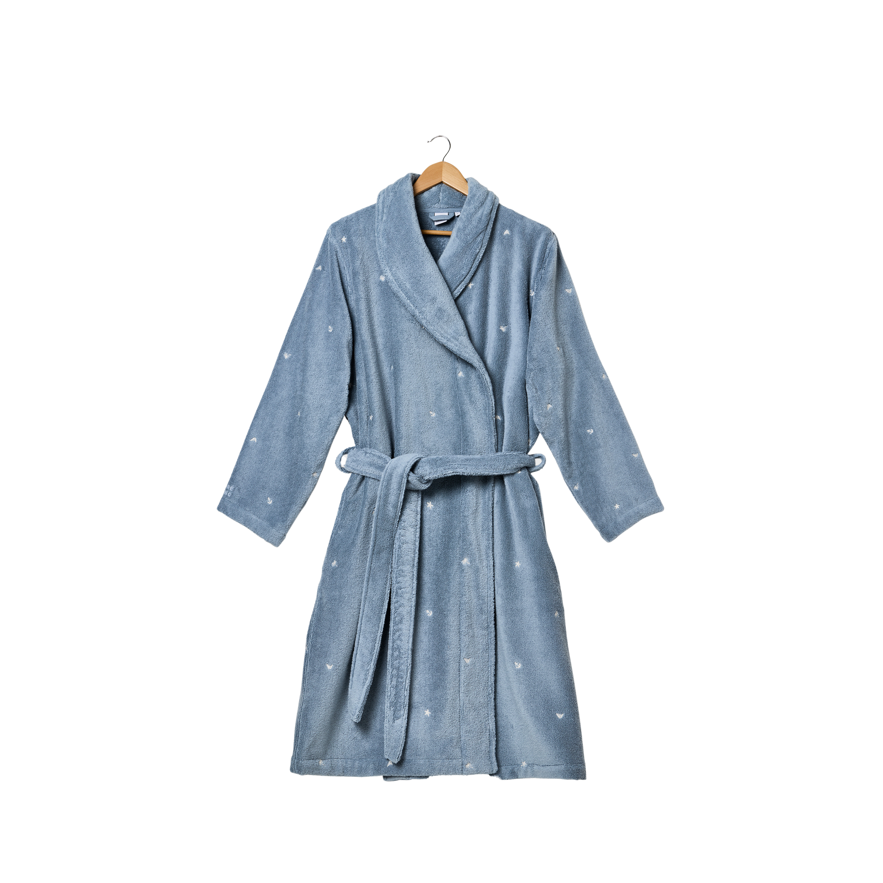 Peignoir coton ZÉPHIRE, CARRE BLANC