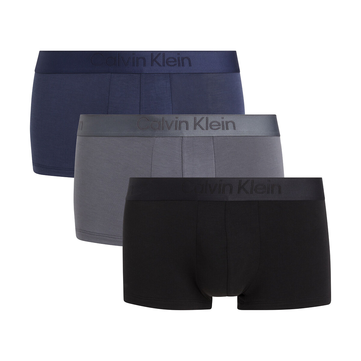 Pack of 3 hipsters black blue grey Calvin Klein Underwear La