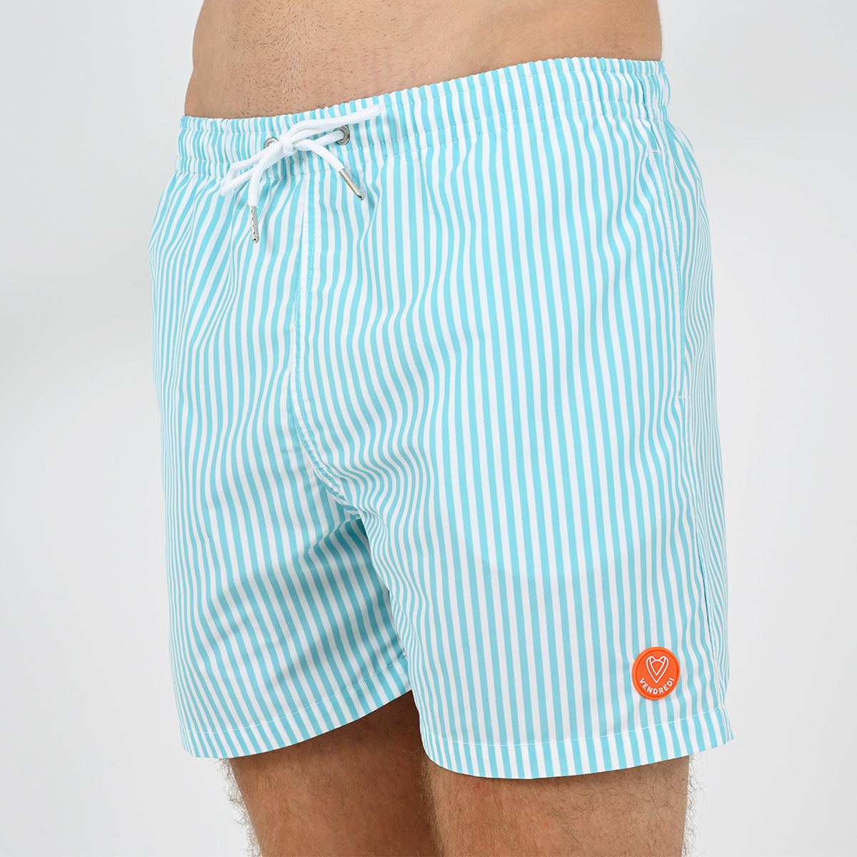 Short de bain Le Nautique Bleu, VENDREDI