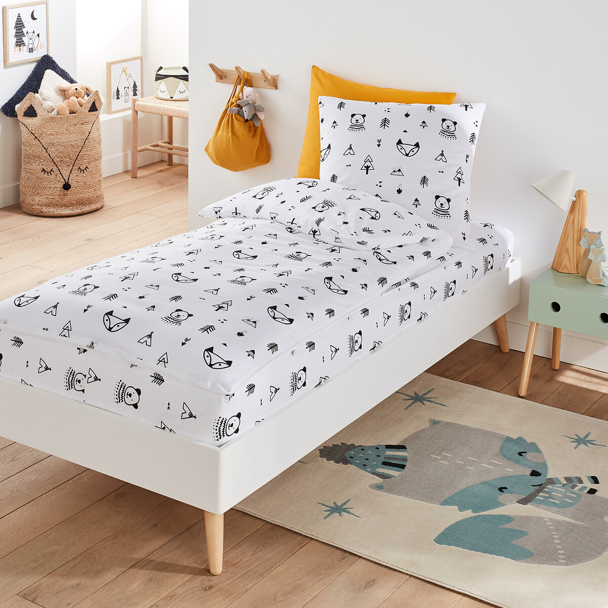 Forest Camp Bedding Set With Duvet, What Size Sheets For Bunk Beds