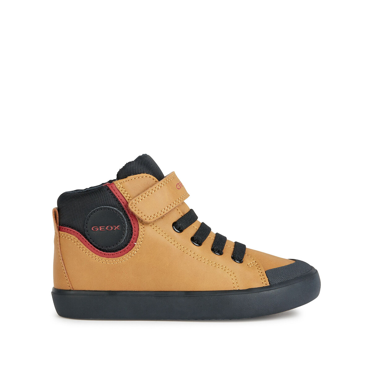 Kids Gisli Breathable High Top Trainers with Touch ’n’ Close Fastening