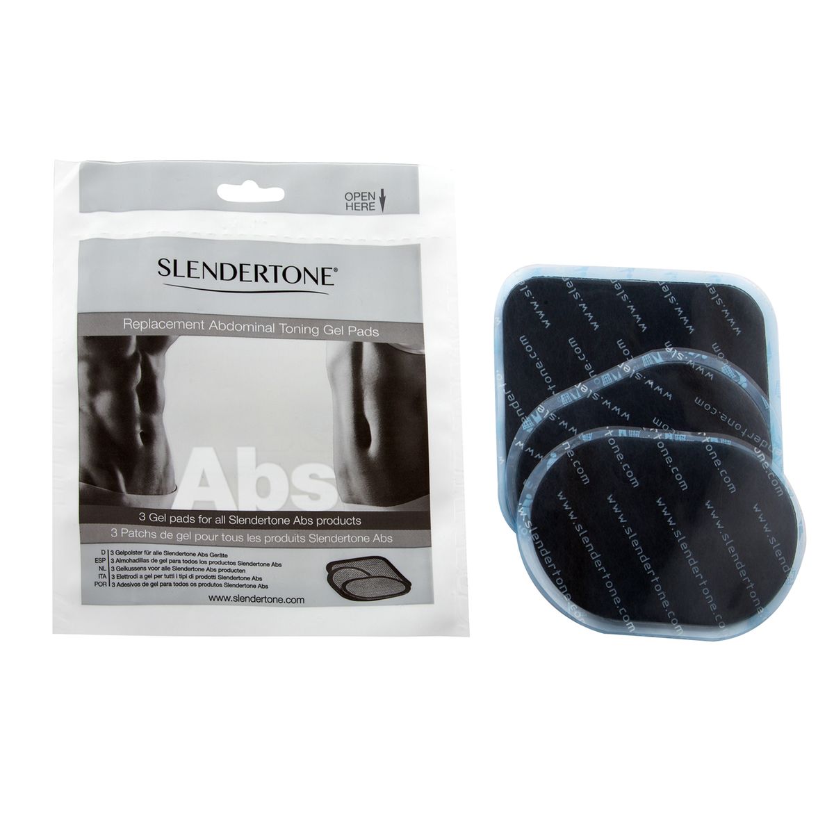 Électrodes De Gel SOYOKO - Lot De 4 - Compatibles Slendertone - Confortables Et Adhérentes