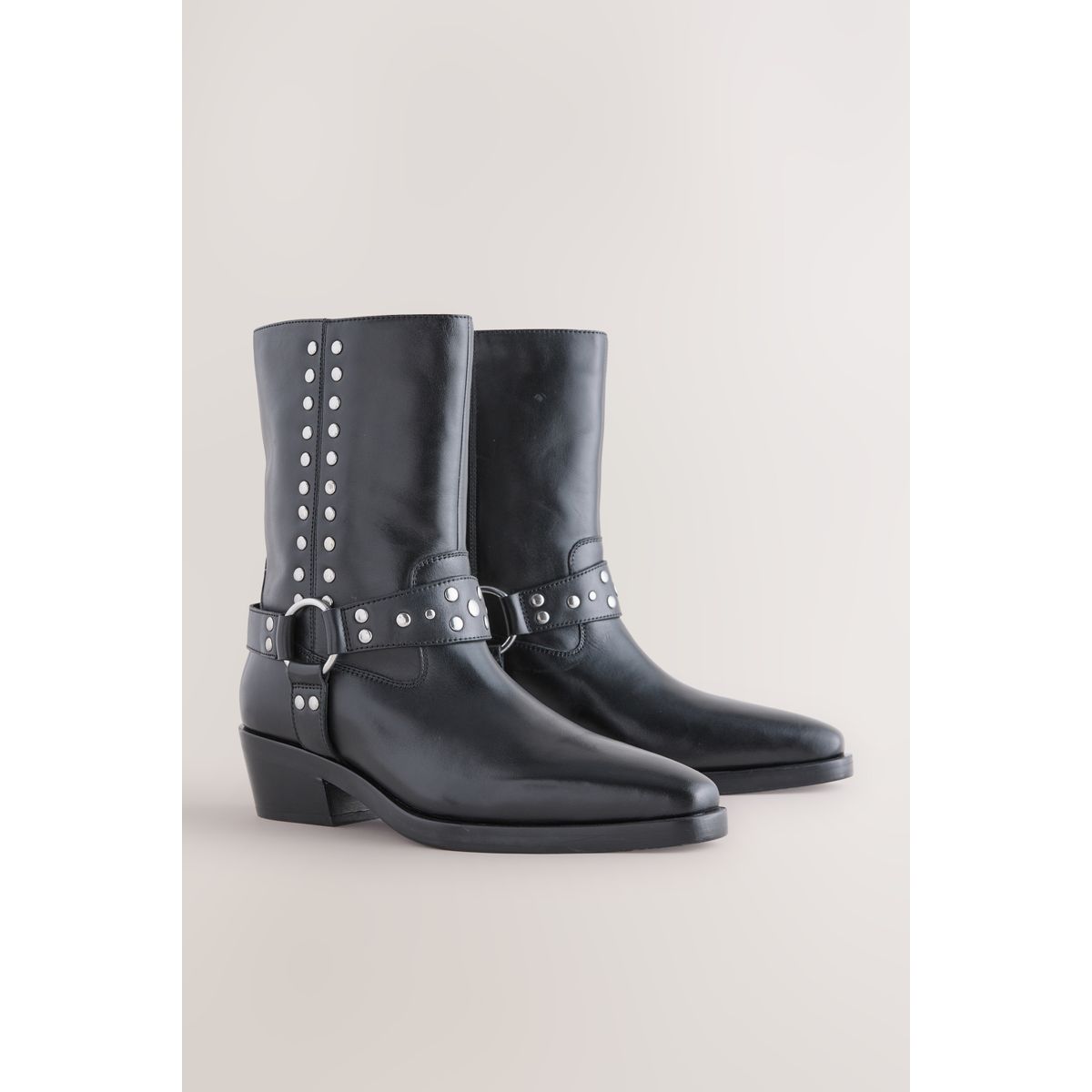 Bottines à enfiler avec clous, NEXT