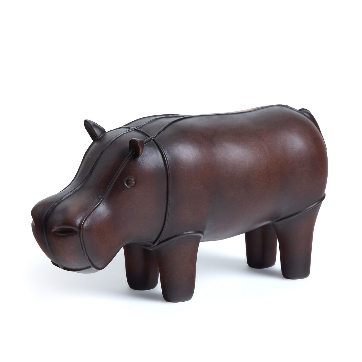 Statuette hippopotame en résine Kalomo