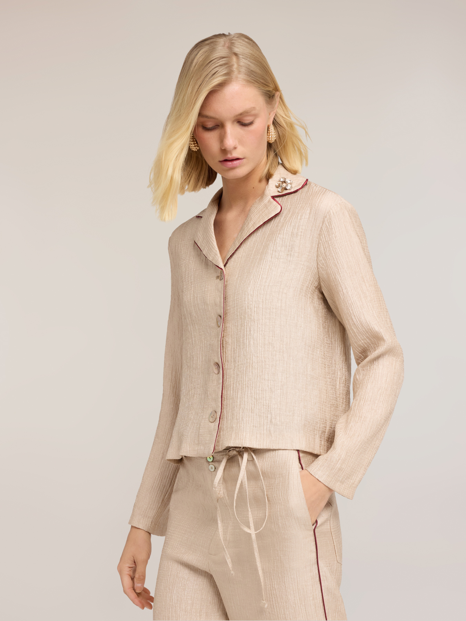 Chemise avec application bijou, MOTIVI