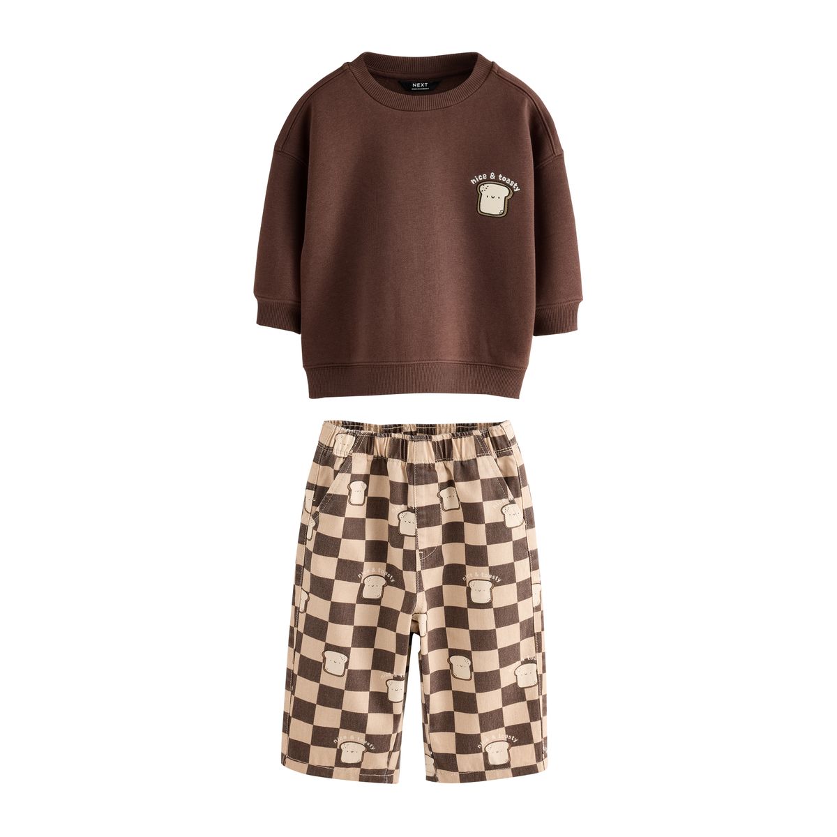 Haut manches longues et pantalon large, NEXT