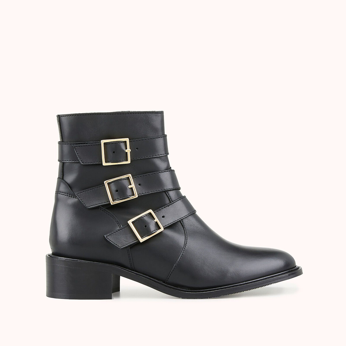 Vilna Leather Ankle Boots