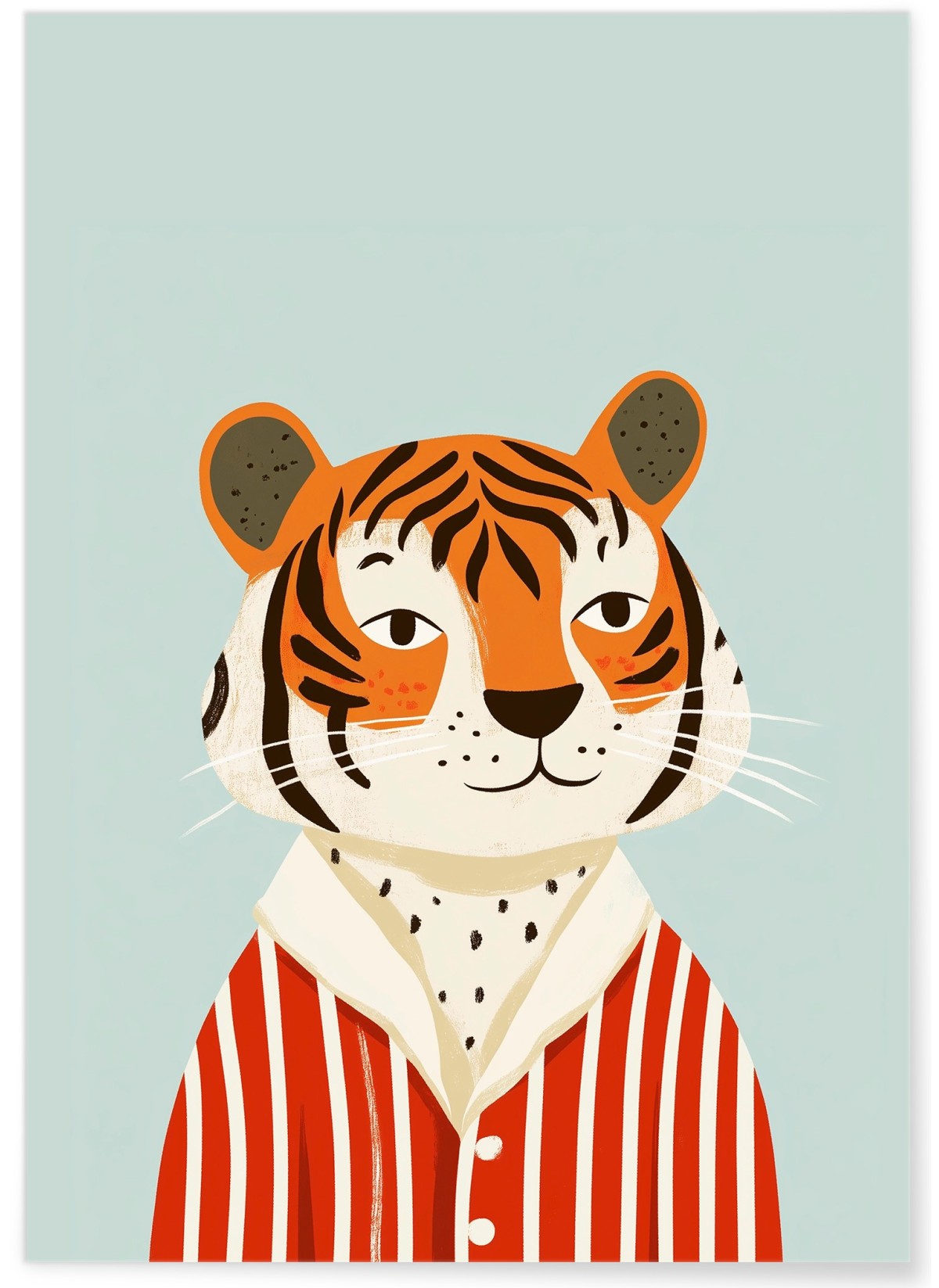 Affiche Tigre élégant, L'AFFICHERIE