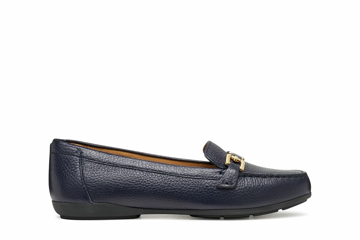 Annytah Leather Breathable Loafers, GEOX
